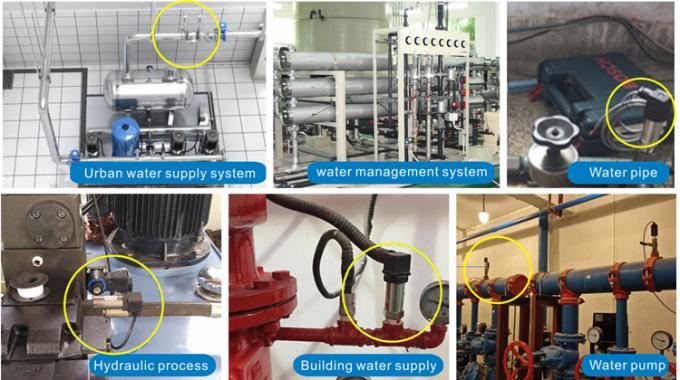 محدوده فشار 0-600bar حسگر فشار روغن سیلیکون پخش شده RPT202 با خروجی 0.5 - 4.5V و گواهینامه CE RoHS 3