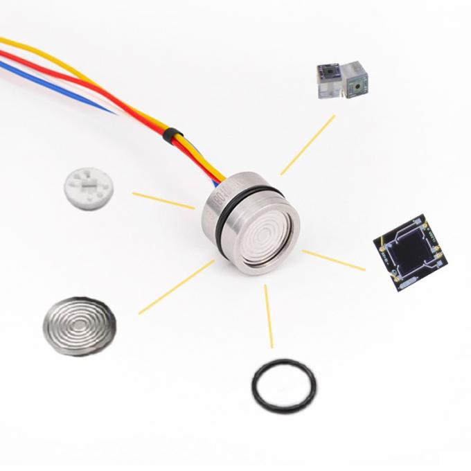 RJ10 OEM فولاد ضد زنگ Universal 19mm Piezoresistive Silicon Pressure Sensor برای آب هوا گاز مایع 1