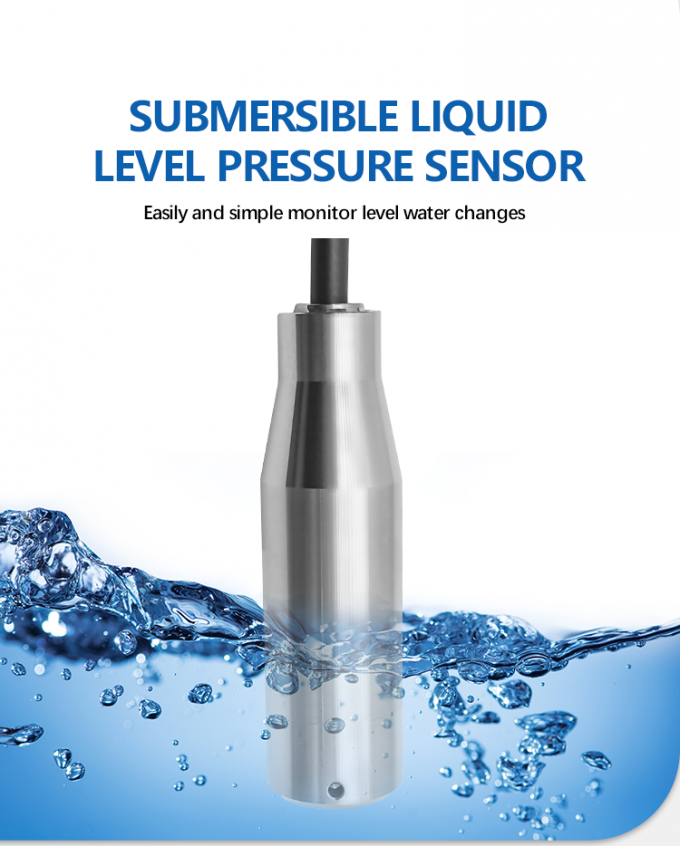 سنسور سطح زیرزمینی فشار گج مهر شده برای پمپهای زیرزمینی و کنترل آب 0